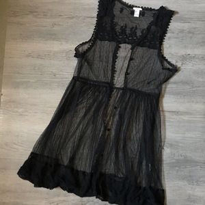 Sheer Lace Dress